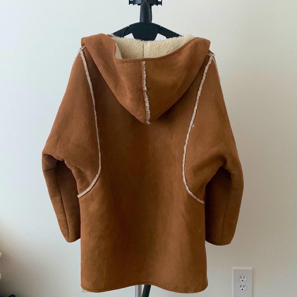 Cute suede coat from independent designer.